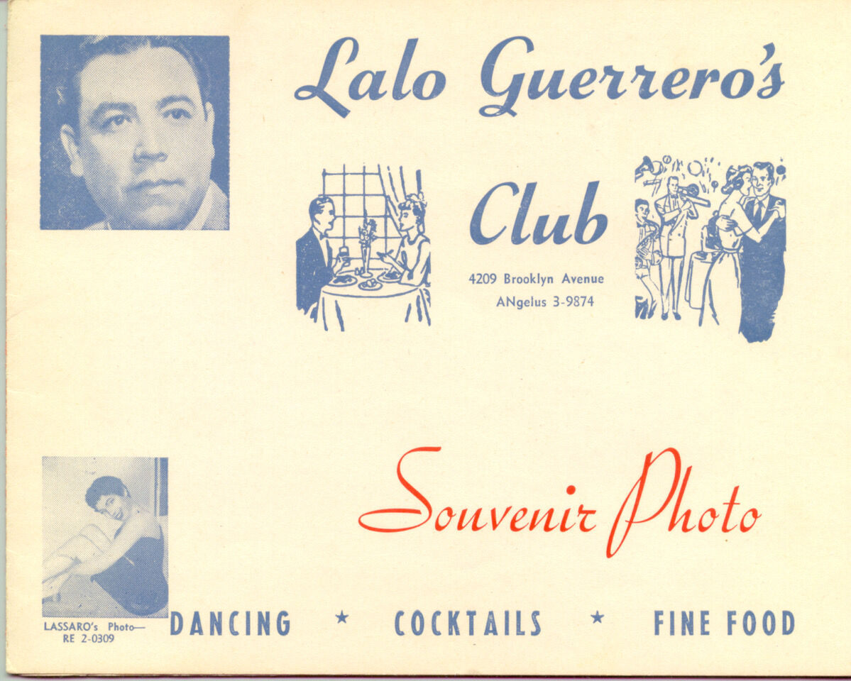 Lalo Guerro's Club souvenir photo album